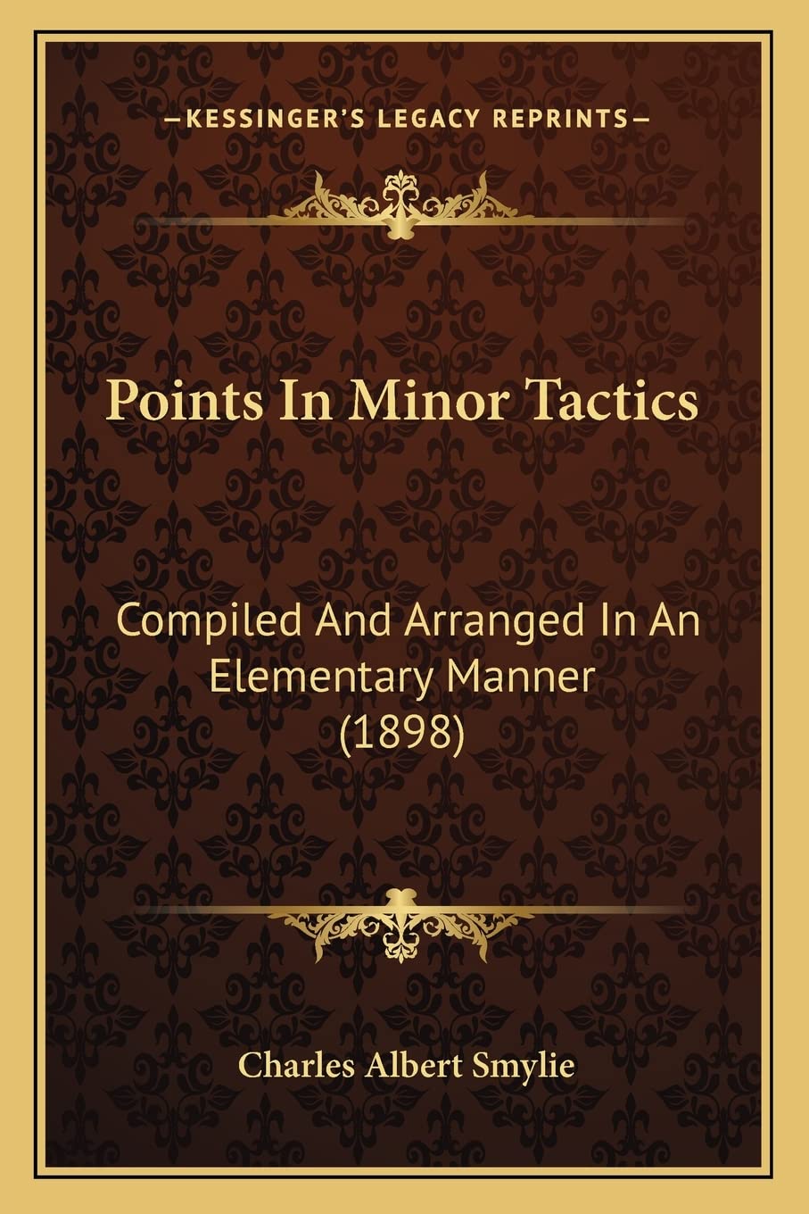 Kessinger Publishing Points in Minor Tactics 1898 cover for history enthusiasts and collectors.