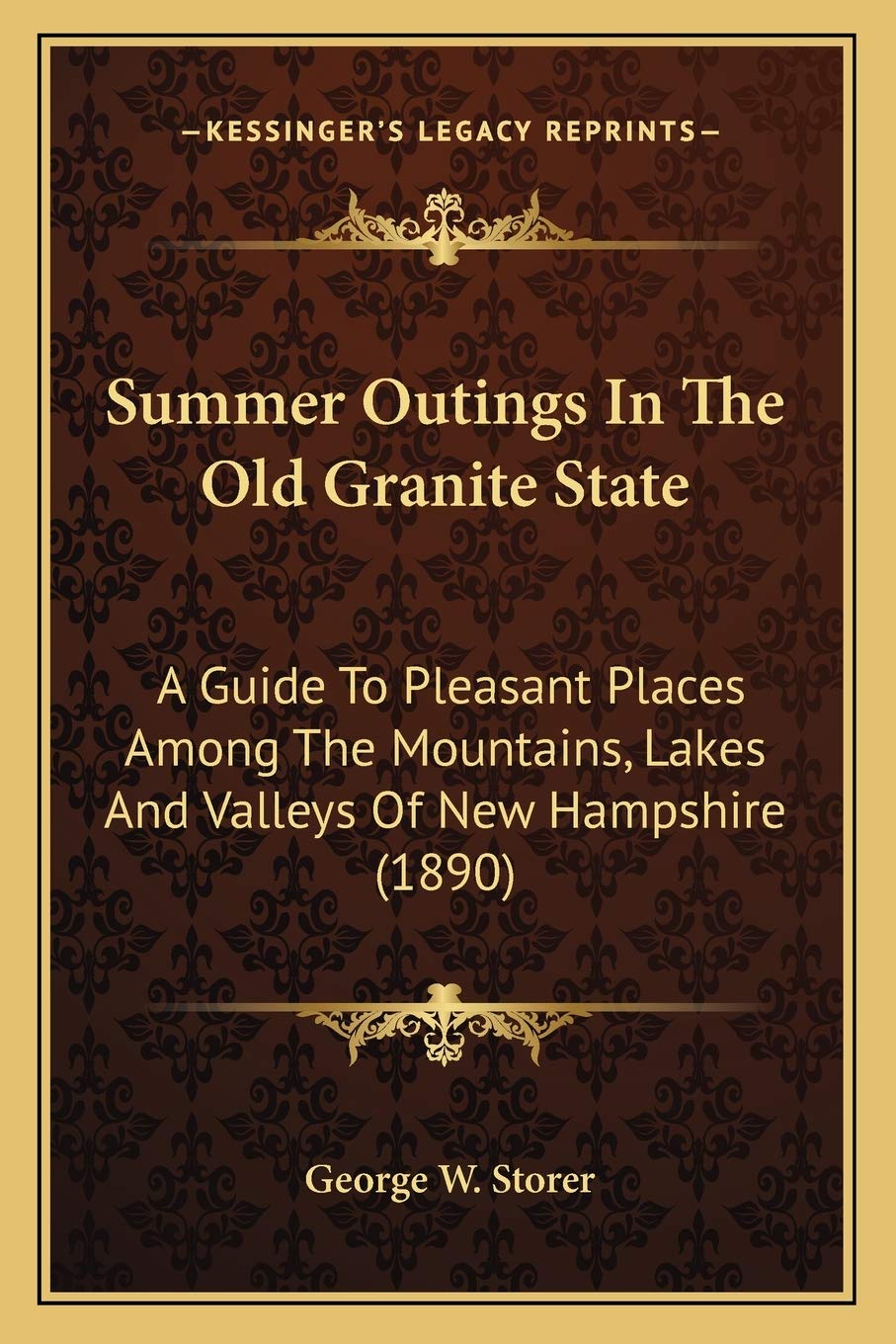 Kessinger Publishing edition front cover; ideal for planning New Hampshire outdoor adventures.