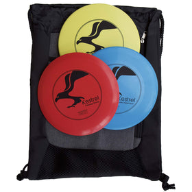 Kestrel beginner set bundle with three discs and bag, ready for quick on-course practice