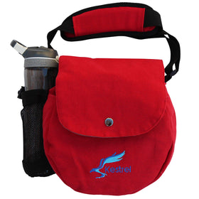Kestrel Disc Golf Bag front view with compact design for easy access on the course