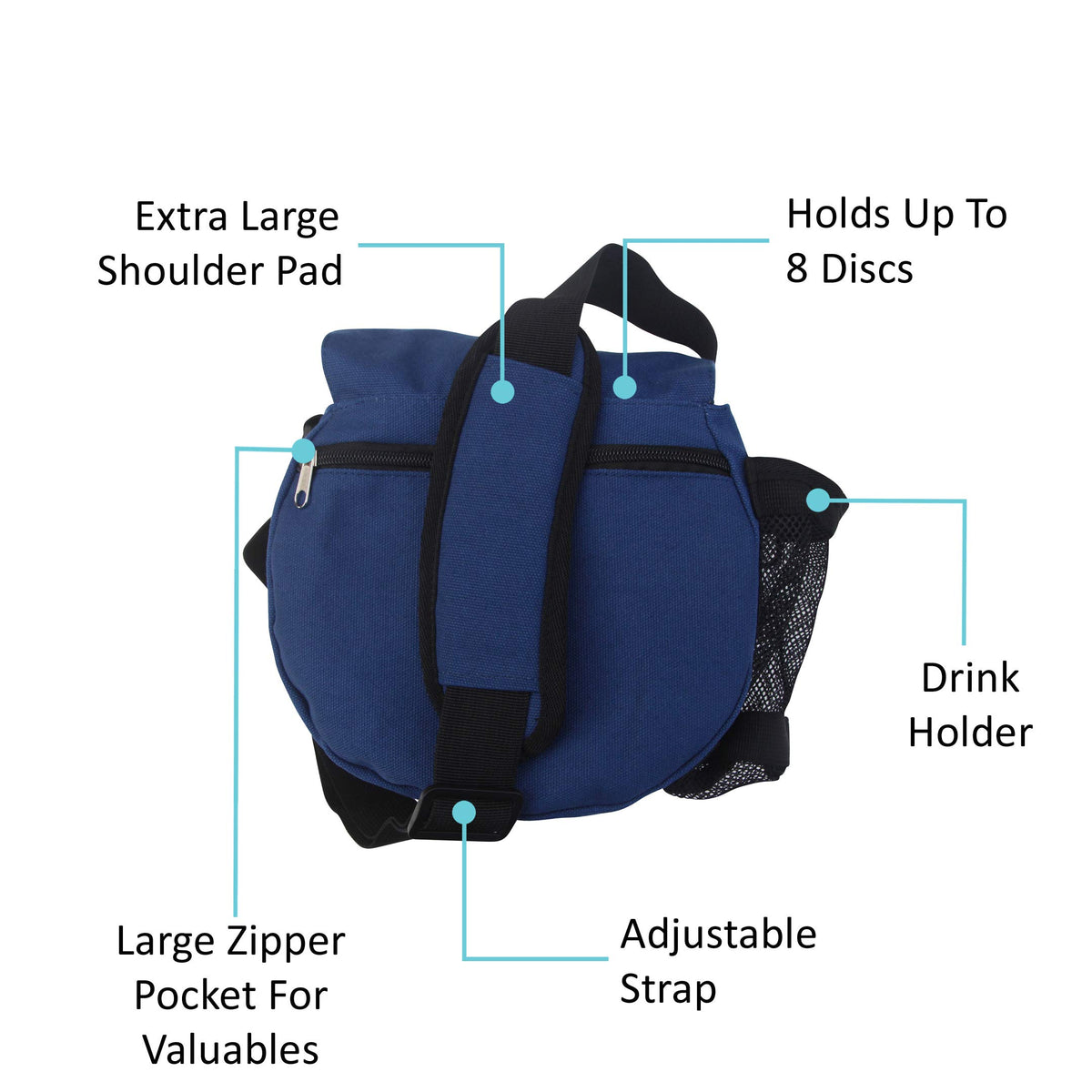 Kestrel bag with dual pockets for fast disc access
