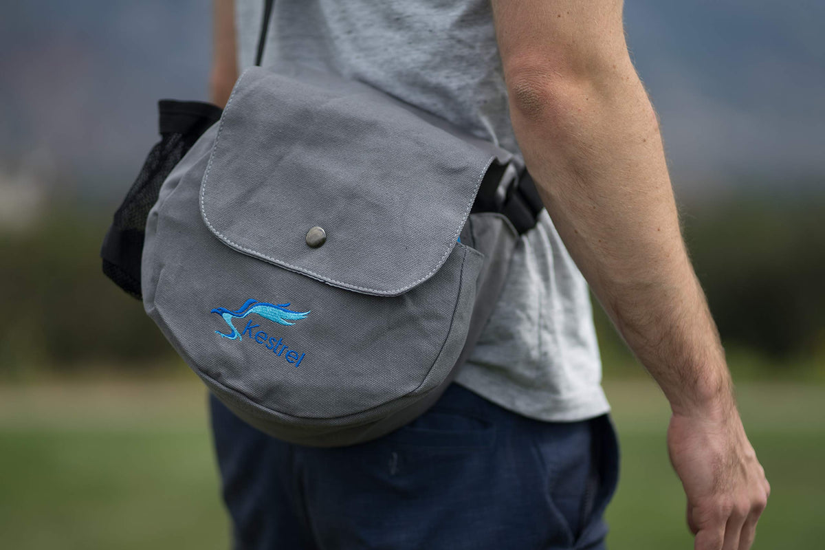 Kestrel bag’s weather-resistant exterior for outdoor play