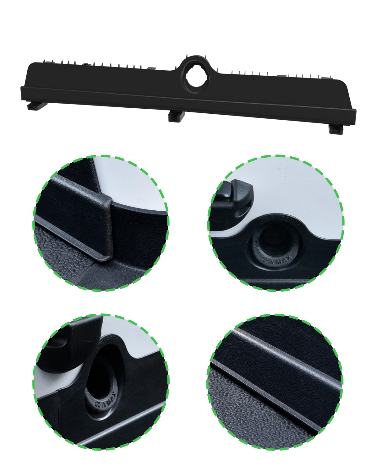 Durable ABS plastic resists fading and cracking on KEWISAUTO Tempo