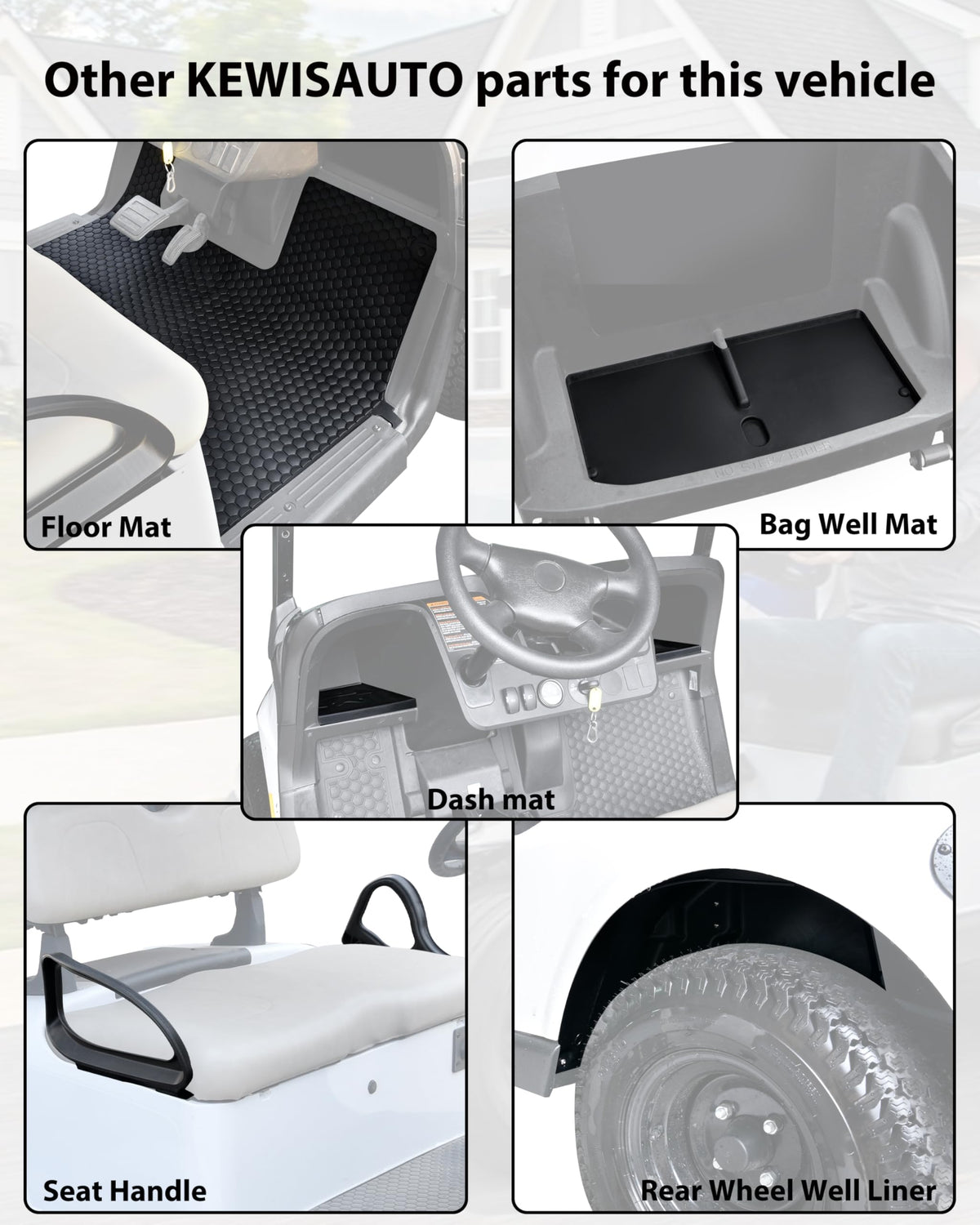 KEWISAUTO dash mat tool-free installation with quick lay-flat fit