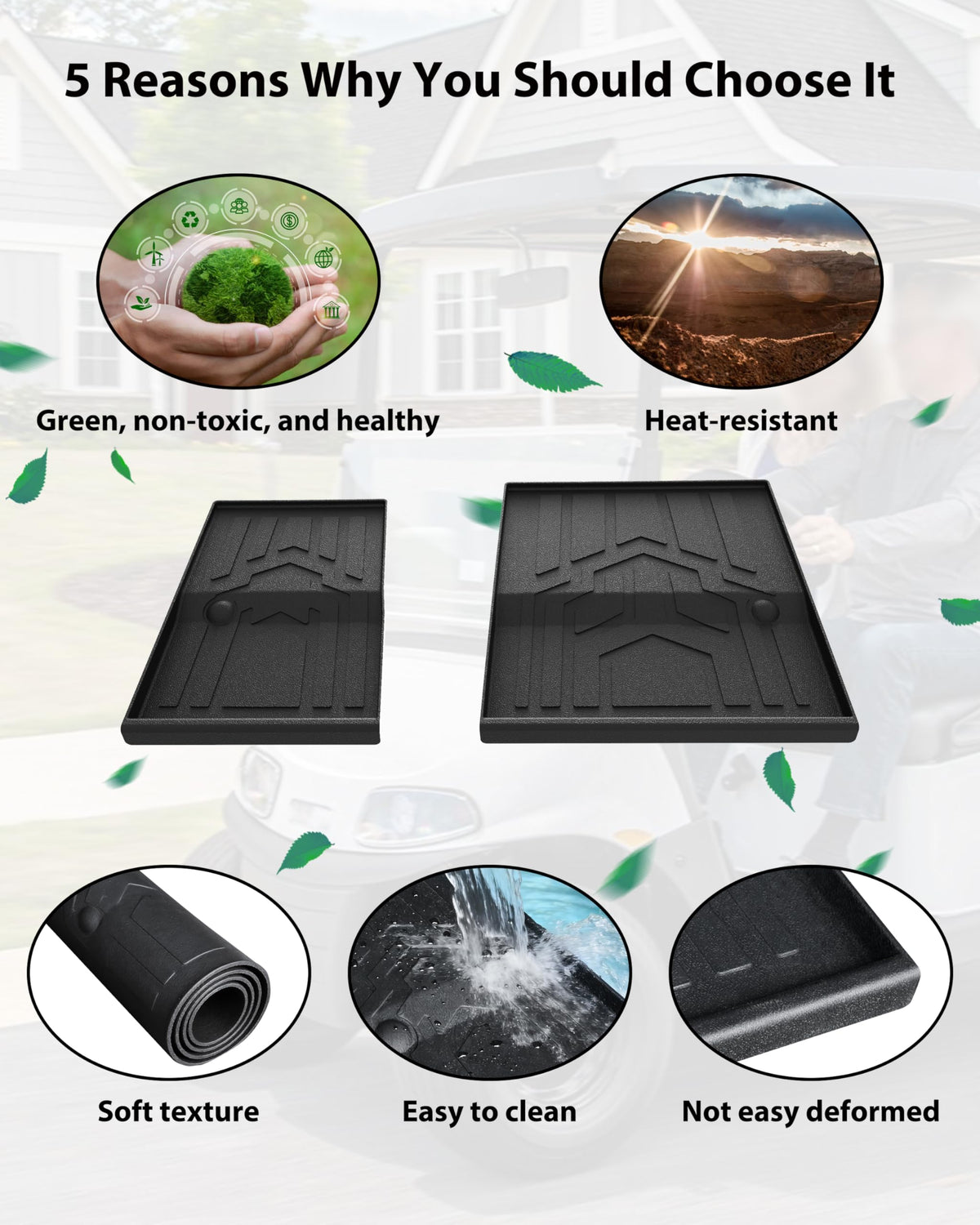 KEWISAUTO dash mat textured surface that prevents slipping