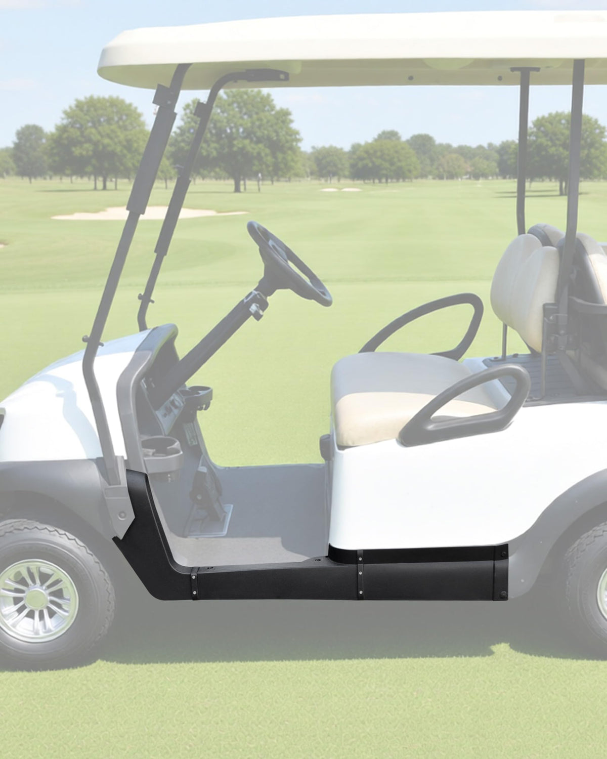 KEWISAUTO floor mat retainer right panel keeps mats in place during rides.