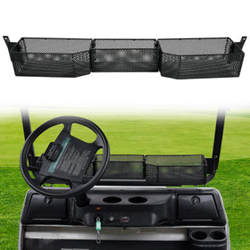 KEWISAUTO front inner storage basket on Club Car DS 2001+ keeps keys and glasses organized