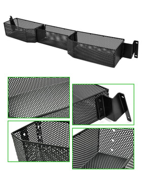 Multi-compartment storage design separates tees, sunglasses, and range finders