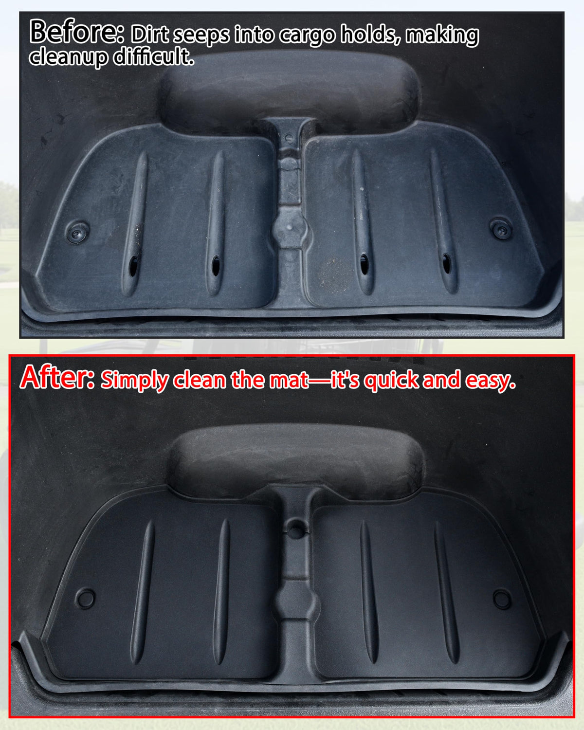 KEWISAUTO rear cargo liner with full coverage guards against mud and rain.
