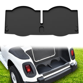 KEWISAUTO Bag Well Mat for EZGO RXV fits snugly in the rear cargo area.