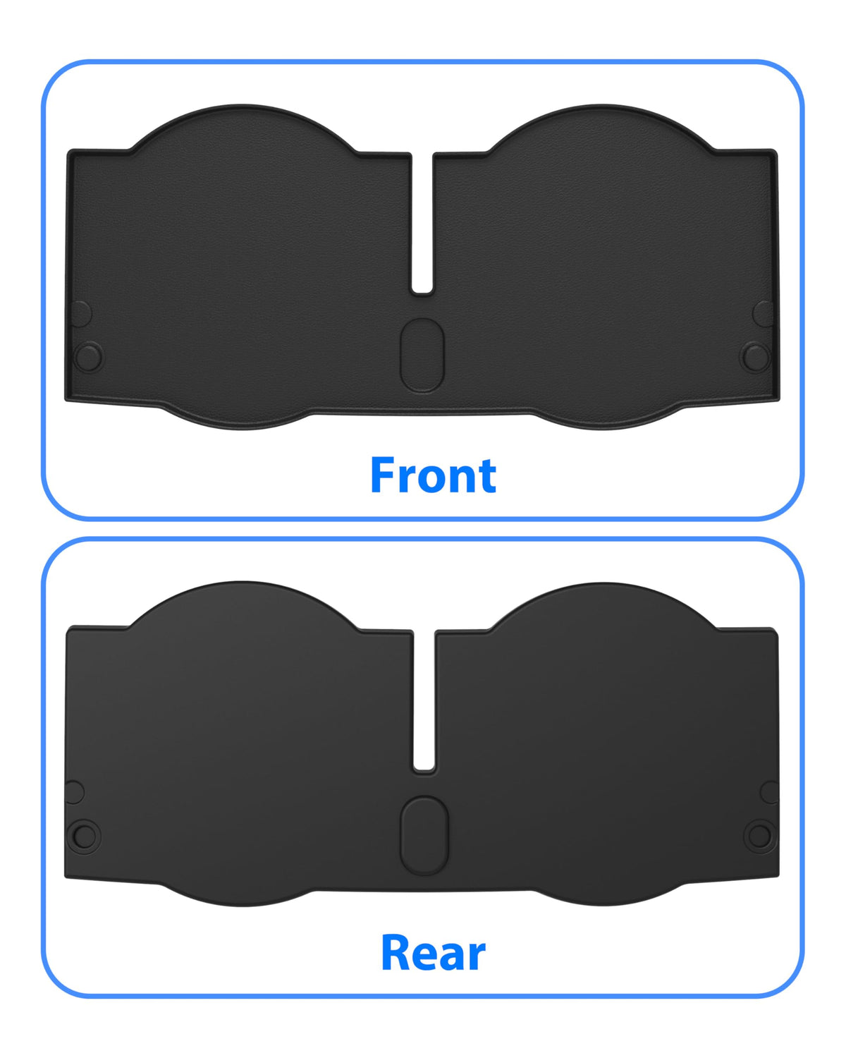KEWISAUTO Bag Well Mat reduces noise from cargo movement.