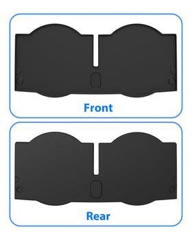 KEWISAUTO Bag Well Mat reduces noise from cargo movement.