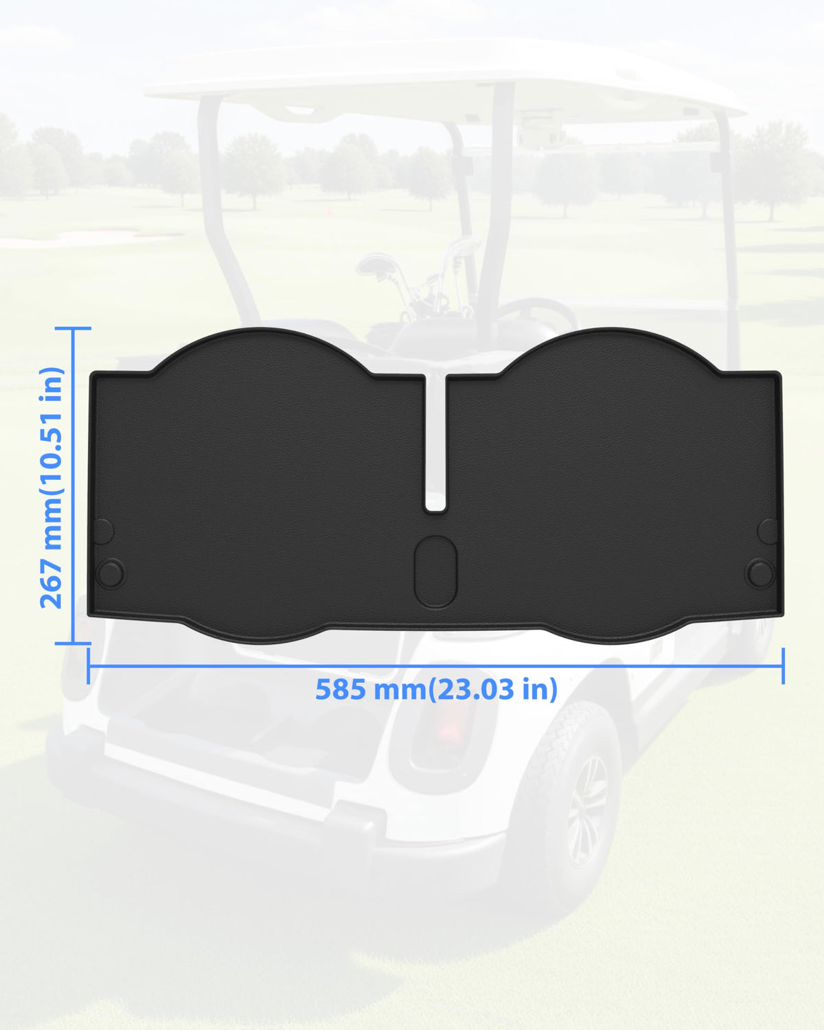 KEWISAUTO Bag Well Mat has reinforced edges for long-lasting use.
