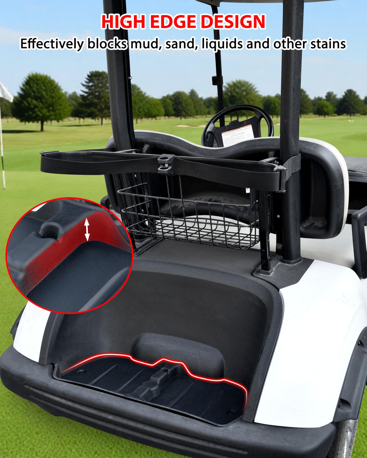 KEWISAUTO TPE material is odorless, eco-friendly, and durable for daily use.