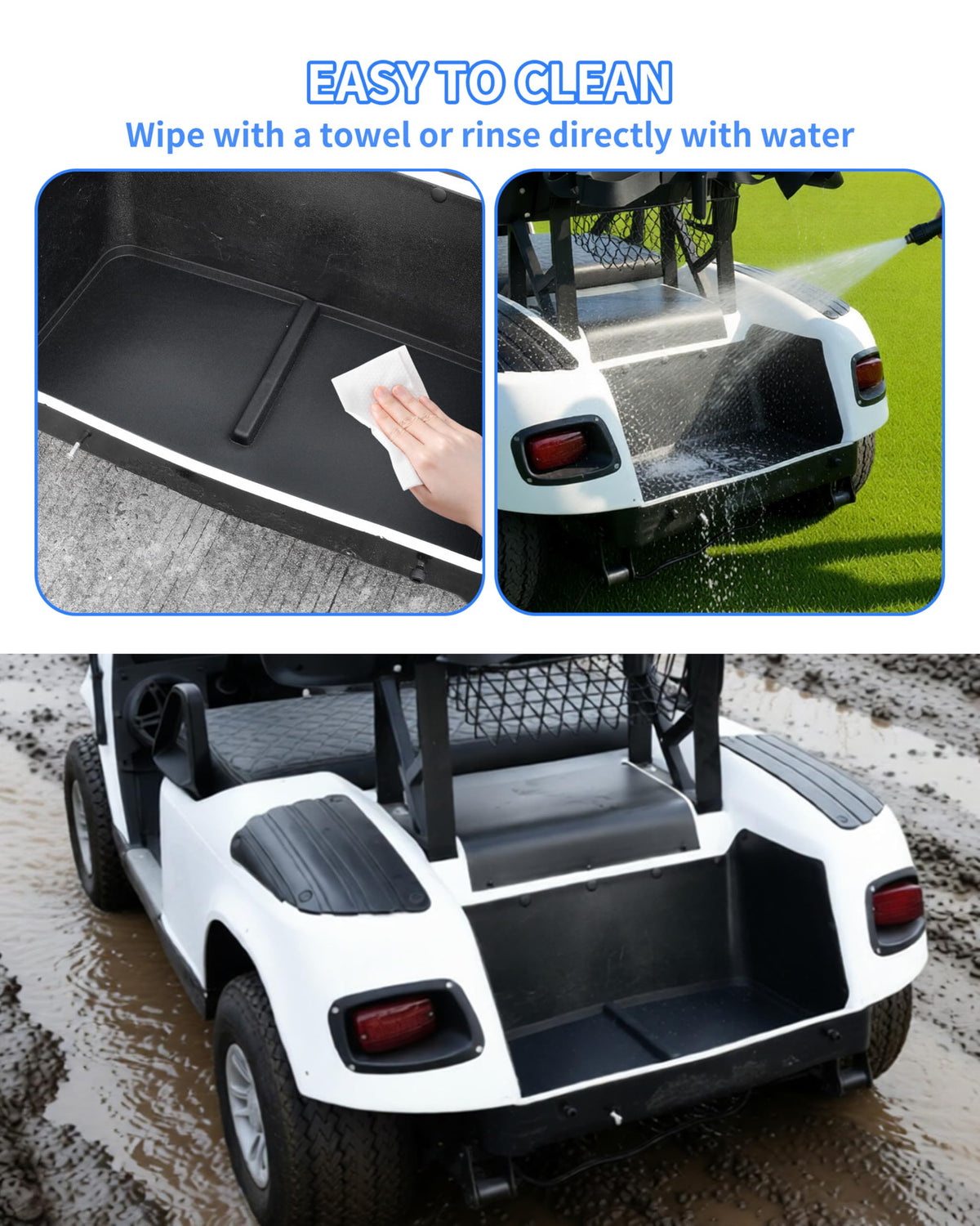 All-weather protection from KEWISAUTO Bag Well Mat resists weather
