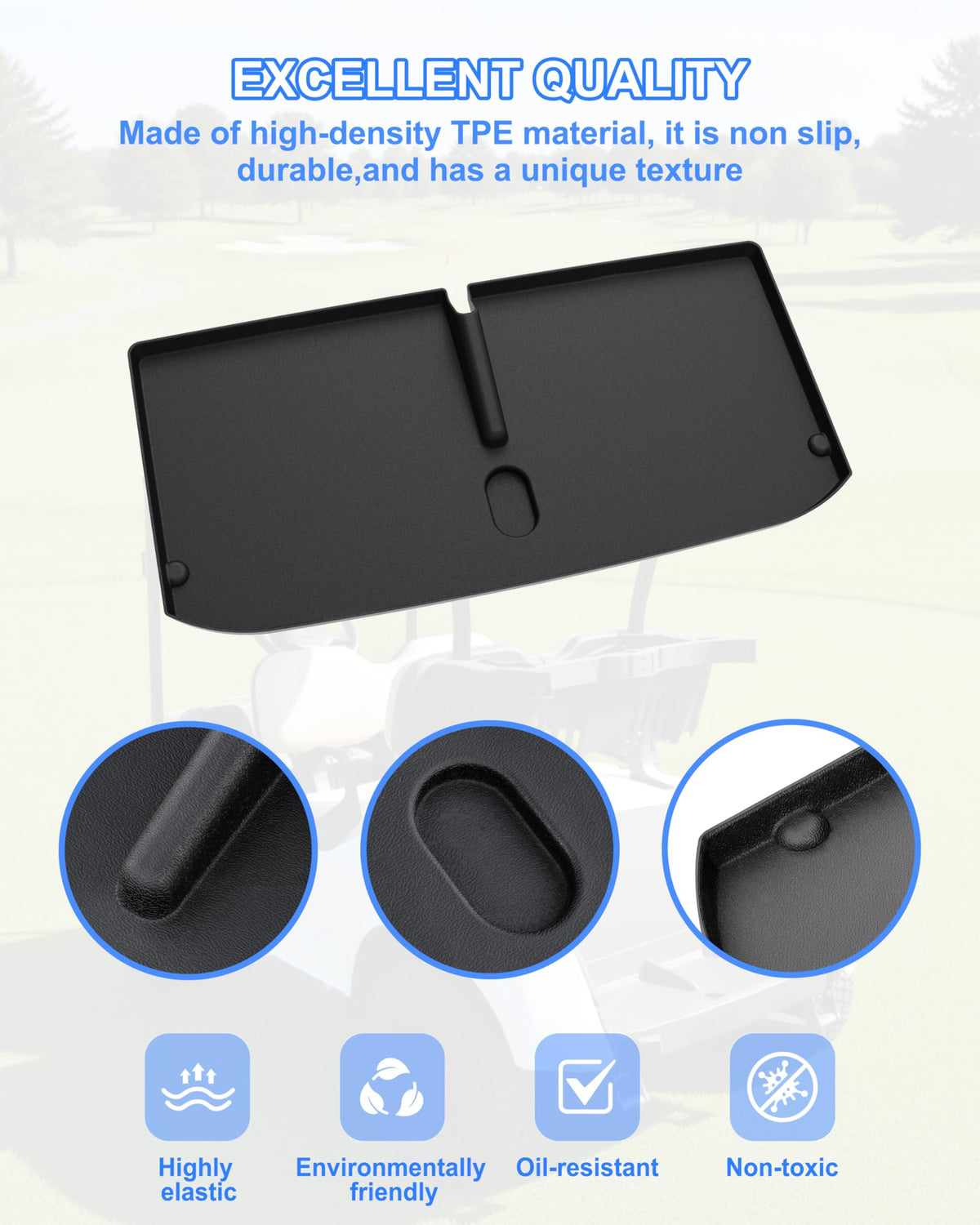 KEWISAUTO Bag Well Mat full-coverage design shields cargo in all weather.