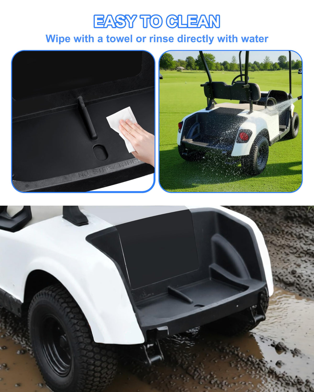 KEWISAUTO Bag Well Mat anti-slip surface shown for secure placement.