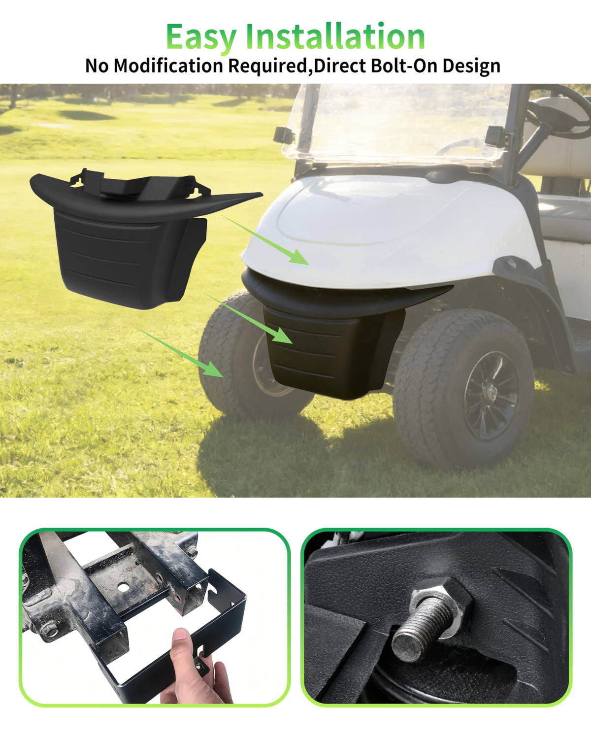 KEWISAUTO hardware-inclusive package makes installation simple and straightforward.