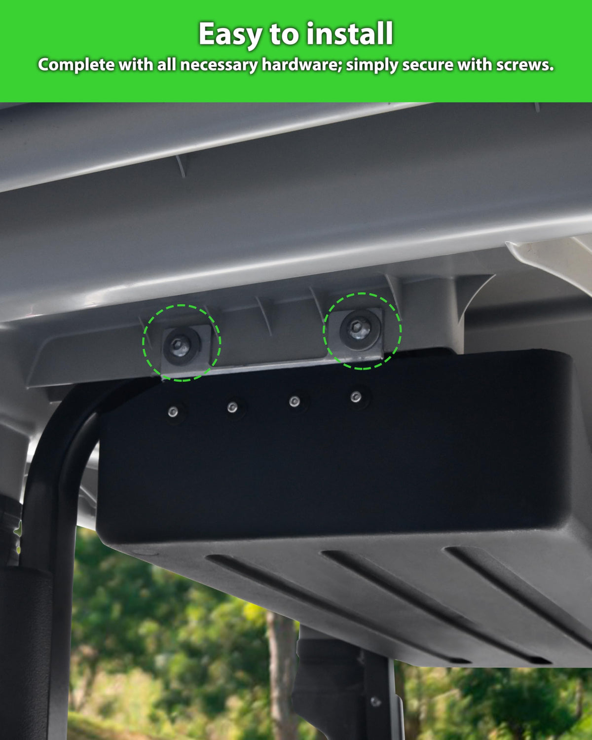 KEWISAUTO installation hardware and manual included for fast setup.
