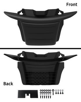 KEWISAUTO rugged bumper stands up to mud and routine cleanups.