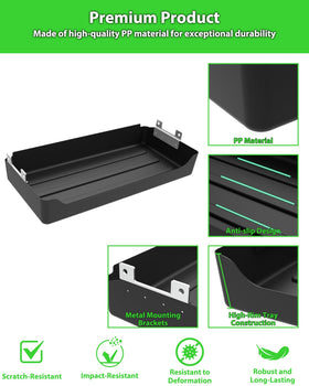 KEWISAUTO powder-coated metal brackets resist UV and weather exposure.