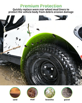 KEWISAUTO PP durability rear liner resists impacts and weathering over time.