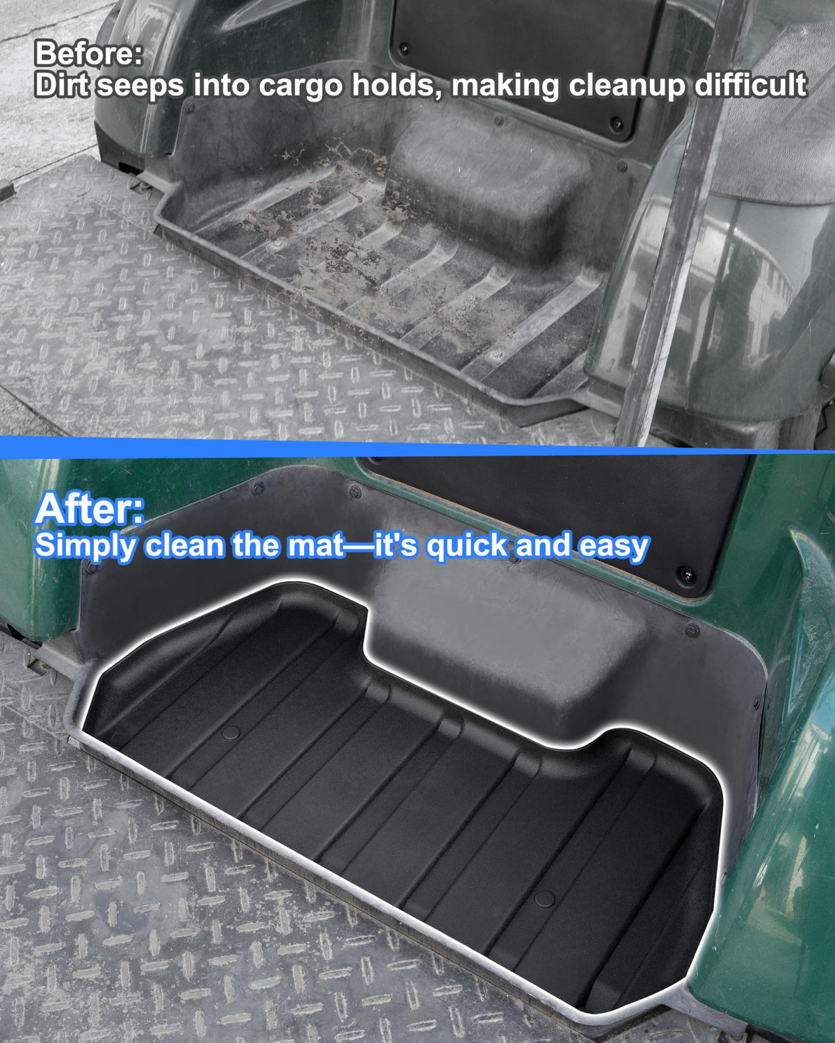 Close-up texture highlights eco-friendly TPE material and scratch resistance.