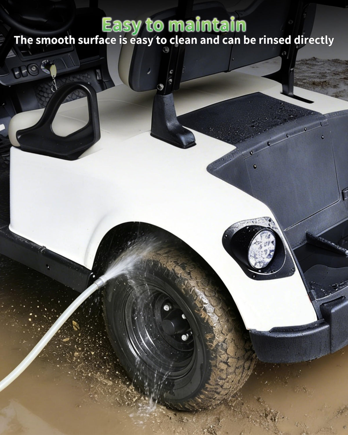 KEWISAUTO weatherproof PP liner stands up to sun and rain for lasting performance.