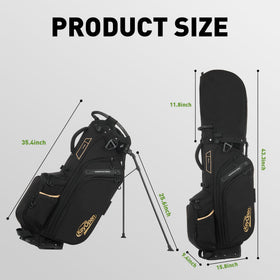 KeyOpen golf stand bag with waterproof rain hood for wet days