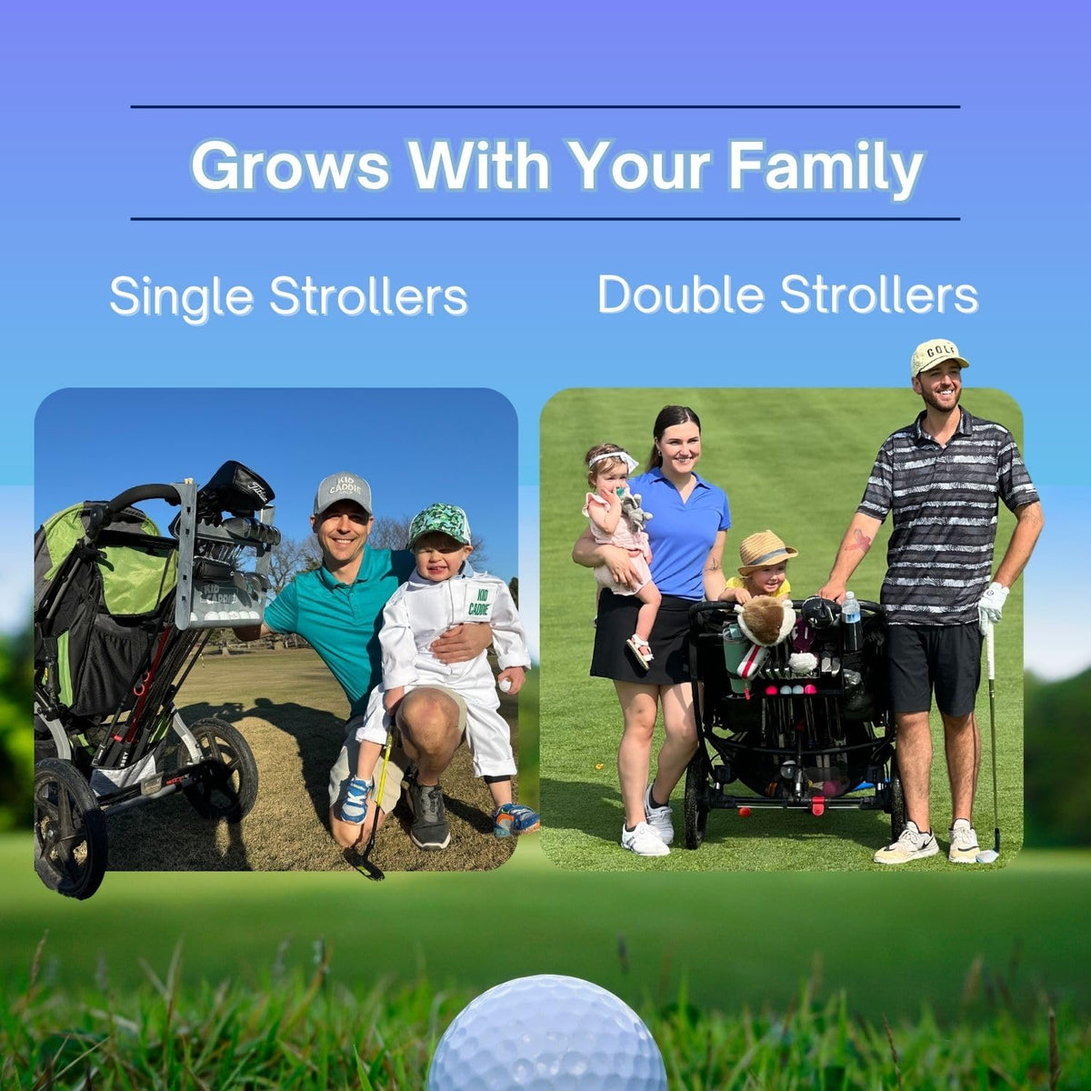 Keeps little riders comfortable while enjoying time on the course.