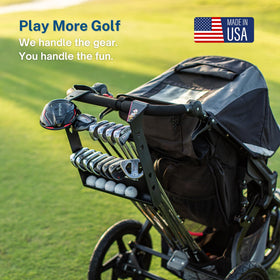 Universal-fit design by Kid Caddie attaches quickly to major stroller brands.