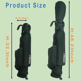 KIKGOIF Sunday Golf Stand Bag reinforced base protecting clubs on uneven ground