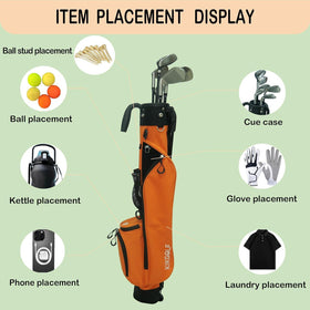 KIKGOIF Sunday Stand Bag with retractable legs for stable ground stance