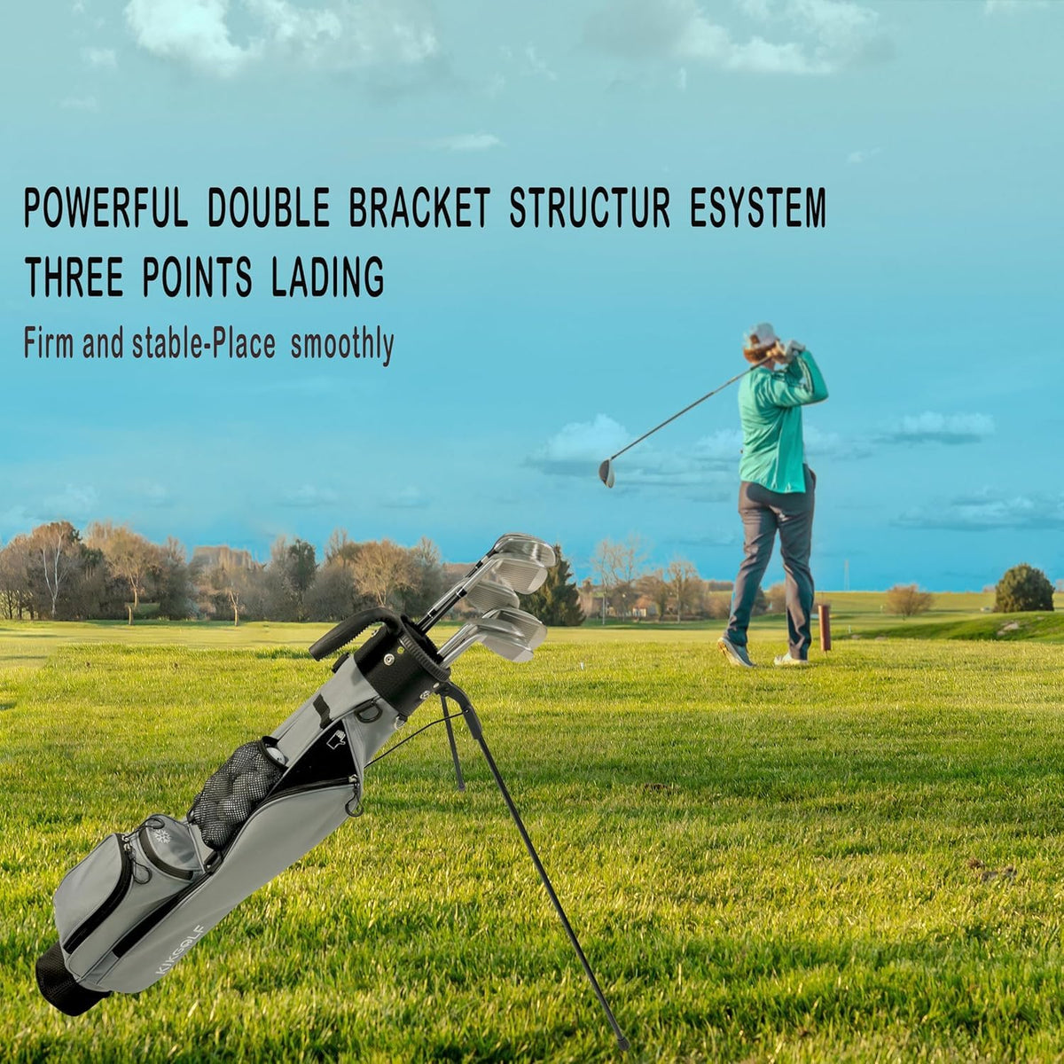 KIKGOIF Sunday stand bag thermal-insulated pouch keeps drinks cool