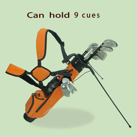 KIKGOIF Sunday Stand Bag top view displaying three-club top compartments