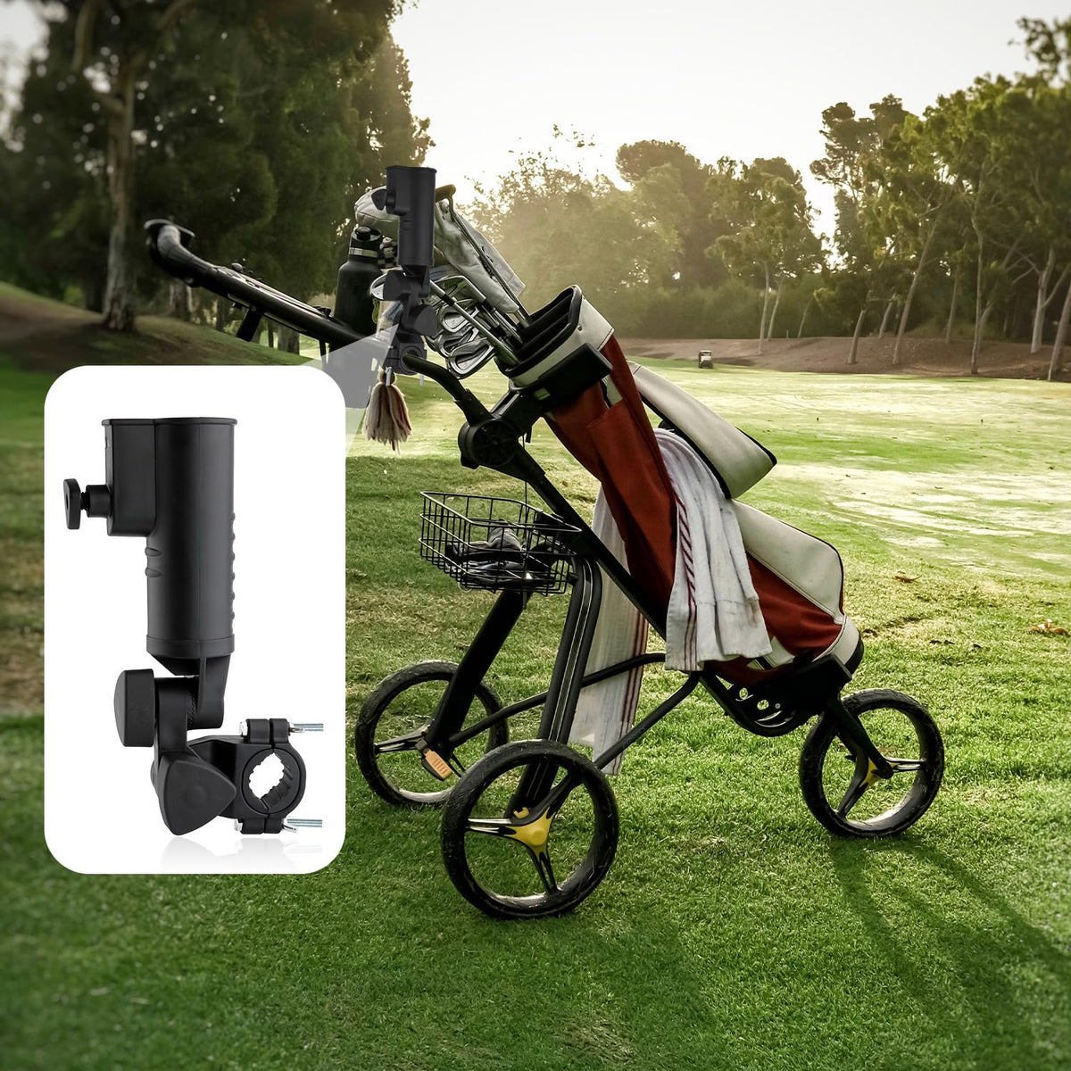 KINBOM includes six accessories to firmly secure your umbrella.