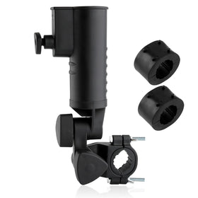 KINBOM golf cart umbrella holder base attaches securely to round frames for stability.