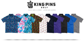 King Pins Golf polo bold design plus breathability for confident performance