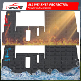 Kingna mats resist scratches and wipe clean with ease.