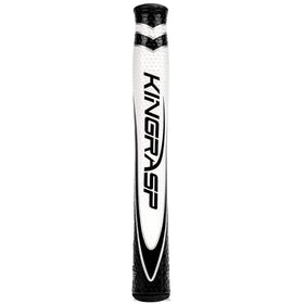 KingRASP barrel-shape grip offers stable hold for smooth swings.