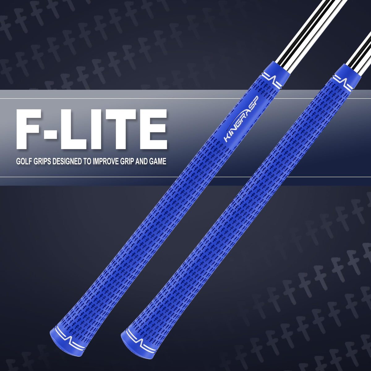KINGRASP golf grips midsize pack offers versatile hand fit.