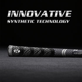 KINGRASP gradient swing design illustrates reduced grip pressure for a smoother swing