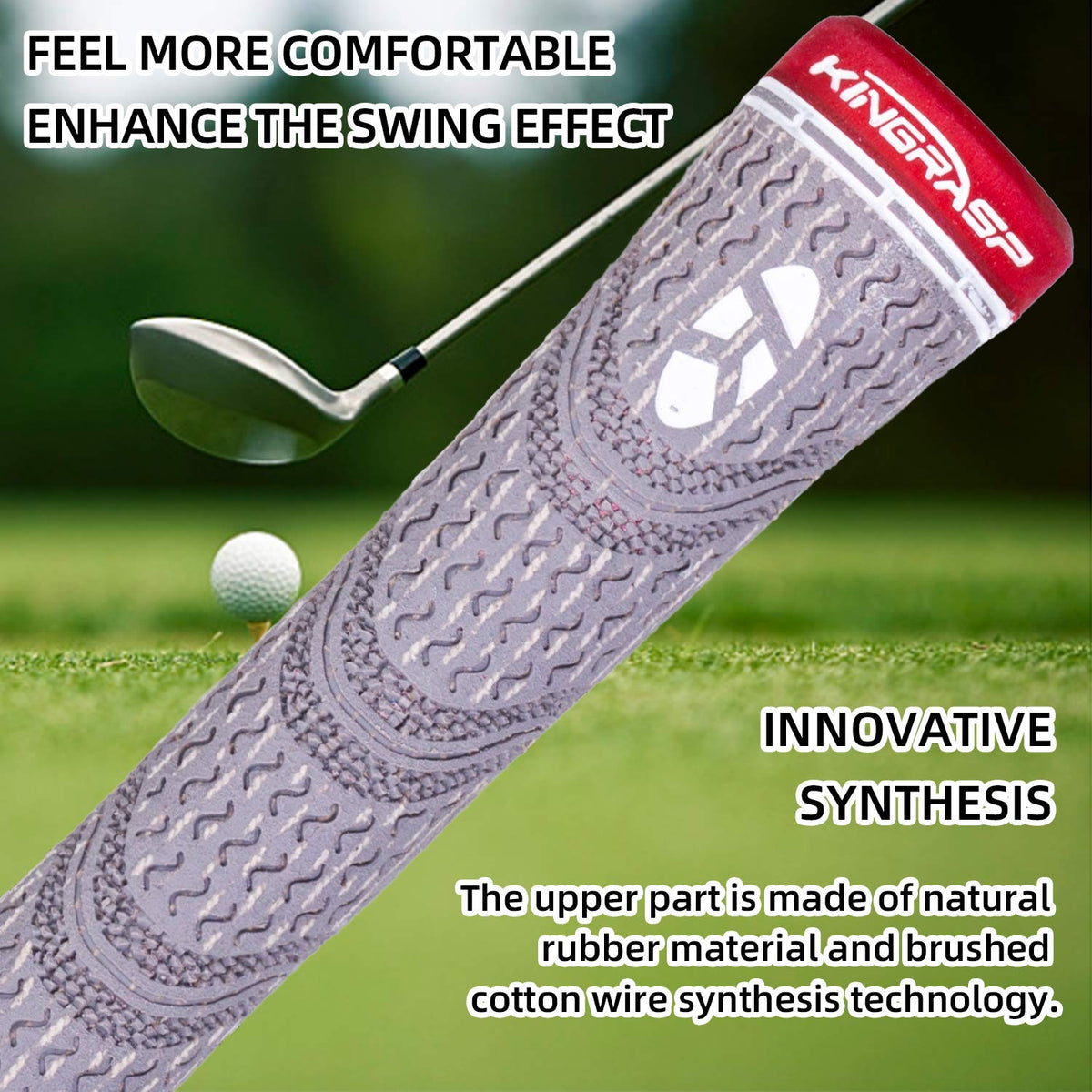 KINGRASP anti-slip grip in damp conditions improves hold.