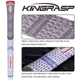KingRASP color options image displays six colors for personalized grip style