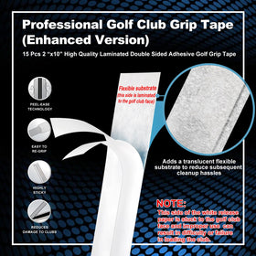 KINGRASP Premium Hybrid Grips cotton-thread reinforcement highlights extended lifespan and durability.