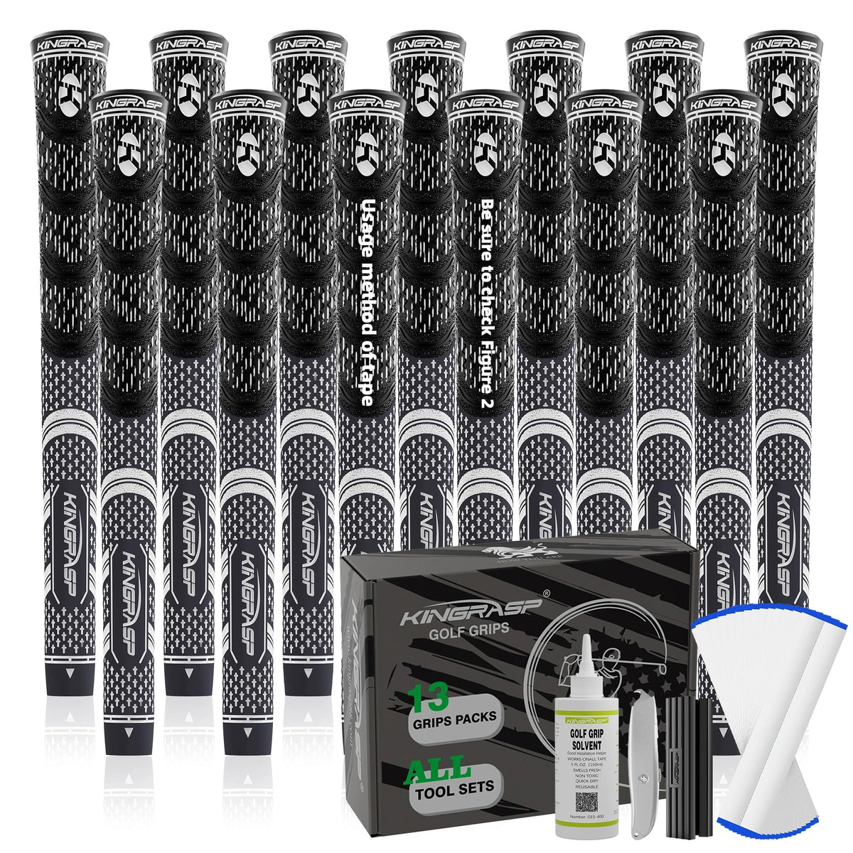 KINGRASP Premium Hybrid Grips Pack Overview helps quick club updates.