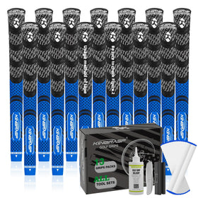 KINGRASP Premium Hybrid Grips close-up texture showing a durable anti-slip surface for all weather.