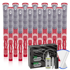 KINGRASP premium rubber golf grips anti-slip set for confident swings.