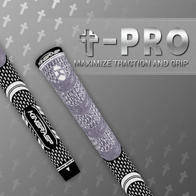 KINGRASP oversize grip offers extra cushioning and dampening