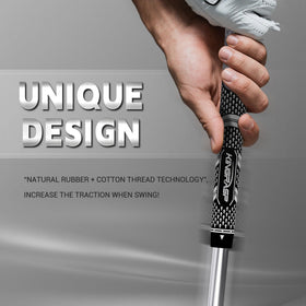 KINGRASP standard size grip fits most players for easy replacement.